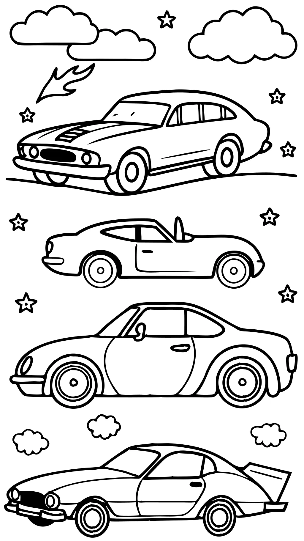 free cars coloring pages